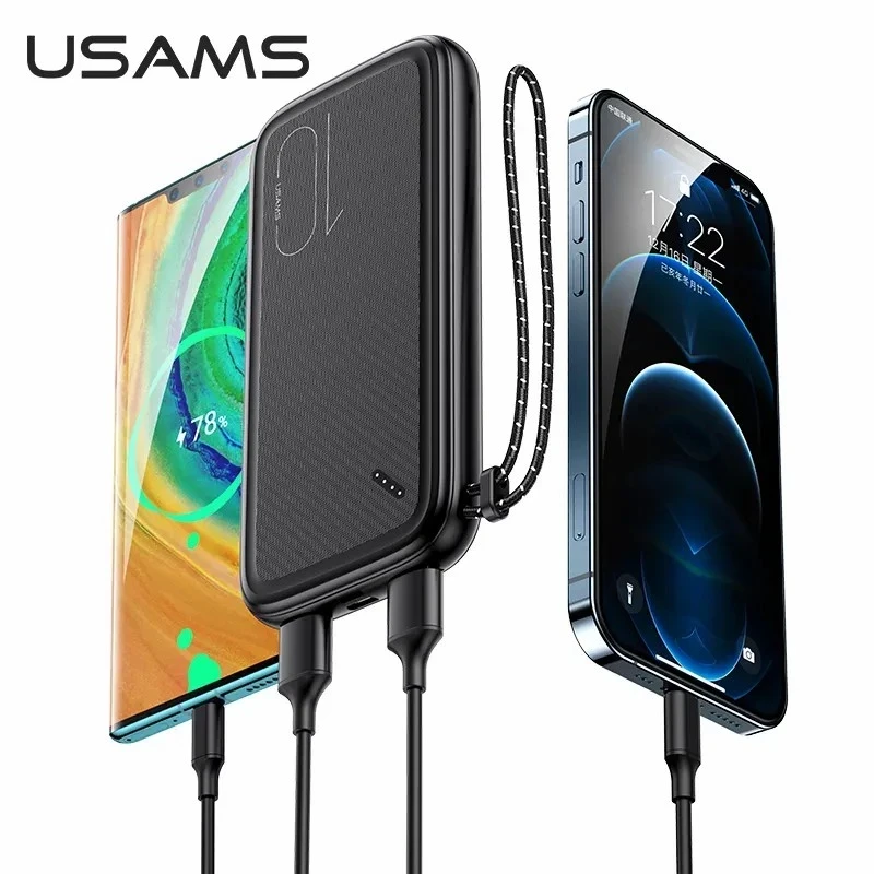 پاور بانک یوسامز US-CD150 10W ظرفیت 10000 میلی آمپر ساعت