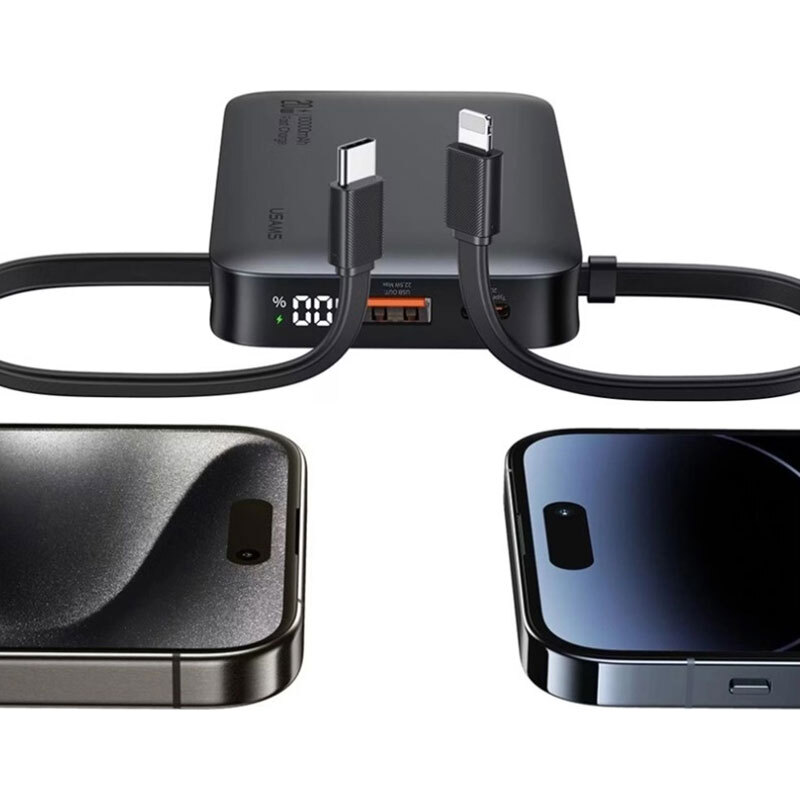 پاور بانک فست شارژ یوسامز CD228 QC3.0 PD 20W ظرفیت 10000 میلی آمپر ساعت