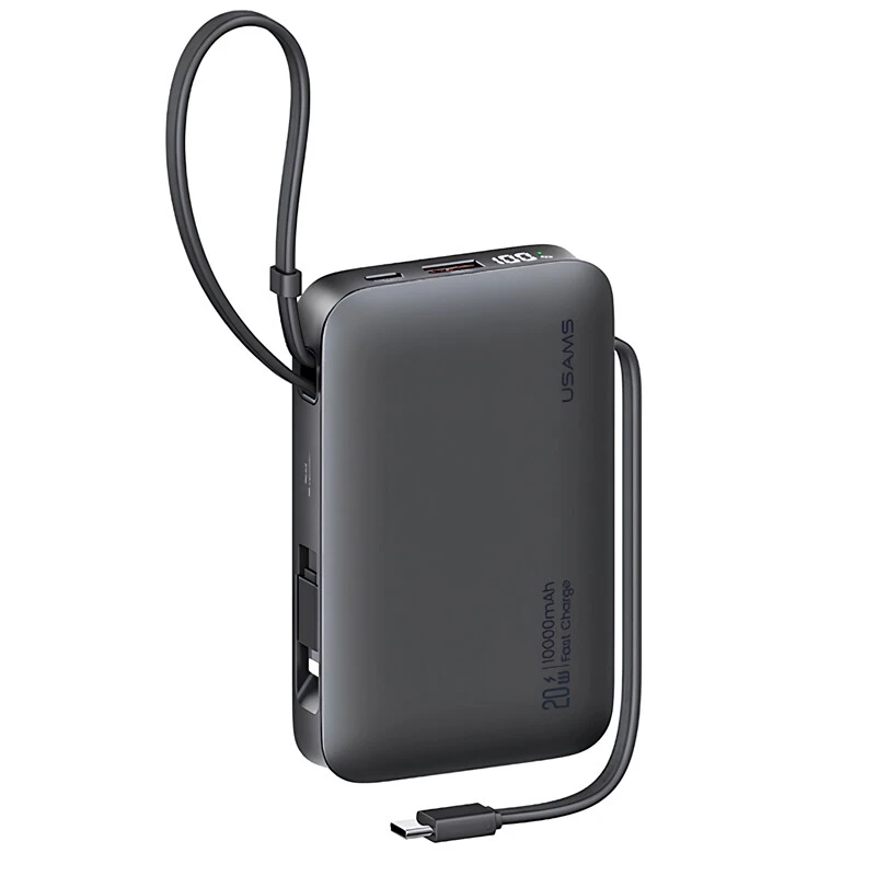 پاور بانک فست شارژ یوسامز CD228 QC3.0 PD 20W ظرفیت 10000 میلی آمپر ساعت