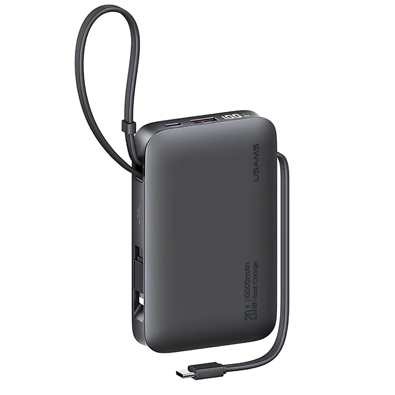 پاور بانک فست شارژ یوسامز CD228 QC3.0 PD 20W ظرفیت 10000 میلی آمپر ساعت