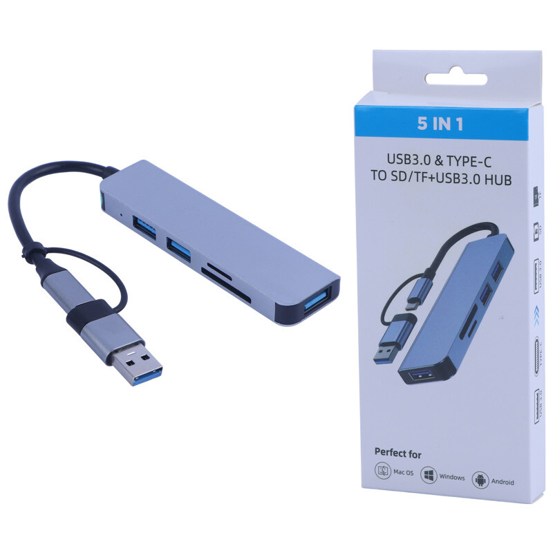 هاب 5 پورت Type-C /USB 3.0