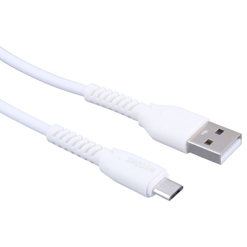 کابل میکرو یو اس بی فست شارژ Shoosh SH103A 5A 1.1m