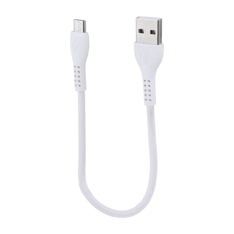 کابل کوتاه میکرو یو اس بی فست شارژ 6 آمپر شوش SH-601A طول 25 سانتی متر