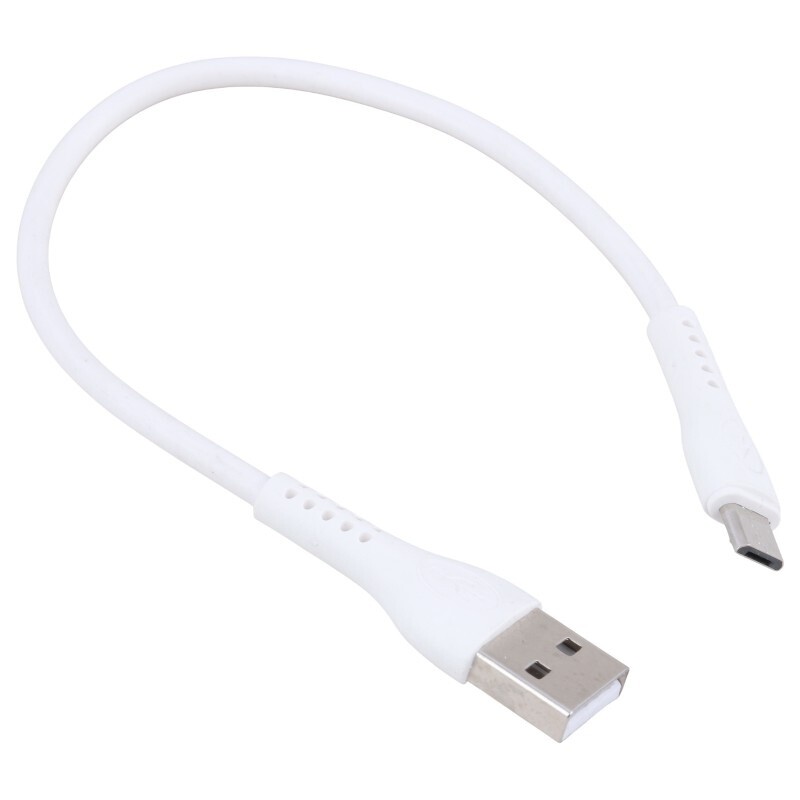 کابل کوتاه میکرو یو اس بی فست شارژ 6 آمپر شوش SH-601A طول 25 سانتی متر