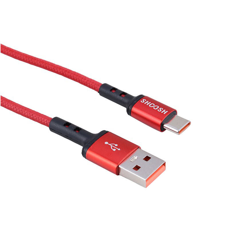 کابل تایپ سی فست شارژ 5 آمپر شوش SH120C طول 1.1 متر