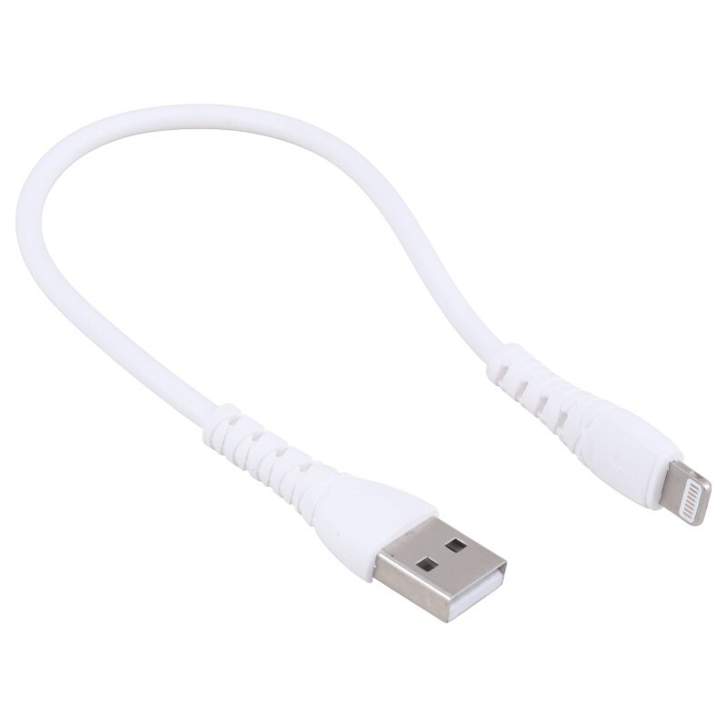 کابل کوتاه لایتنینگ فست شارژ 6 آمپر شوش SH-601i طول 25 سانتی متر