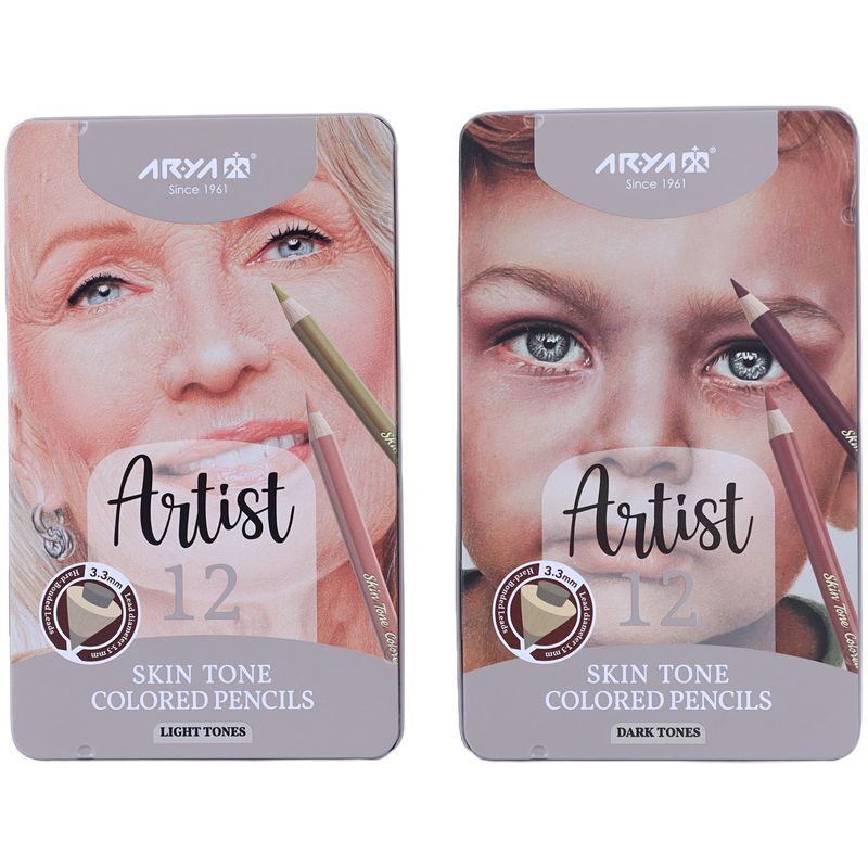 مداد رنگی 12 رنگ آریا 3907
