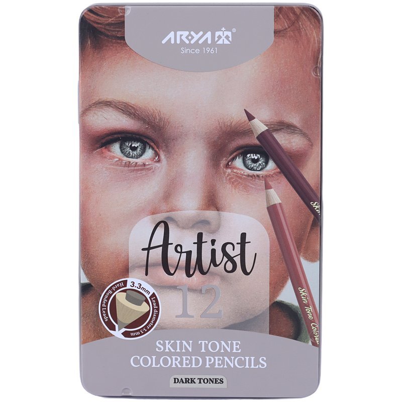 مداد رنگی 12 رنگ آریا 3907