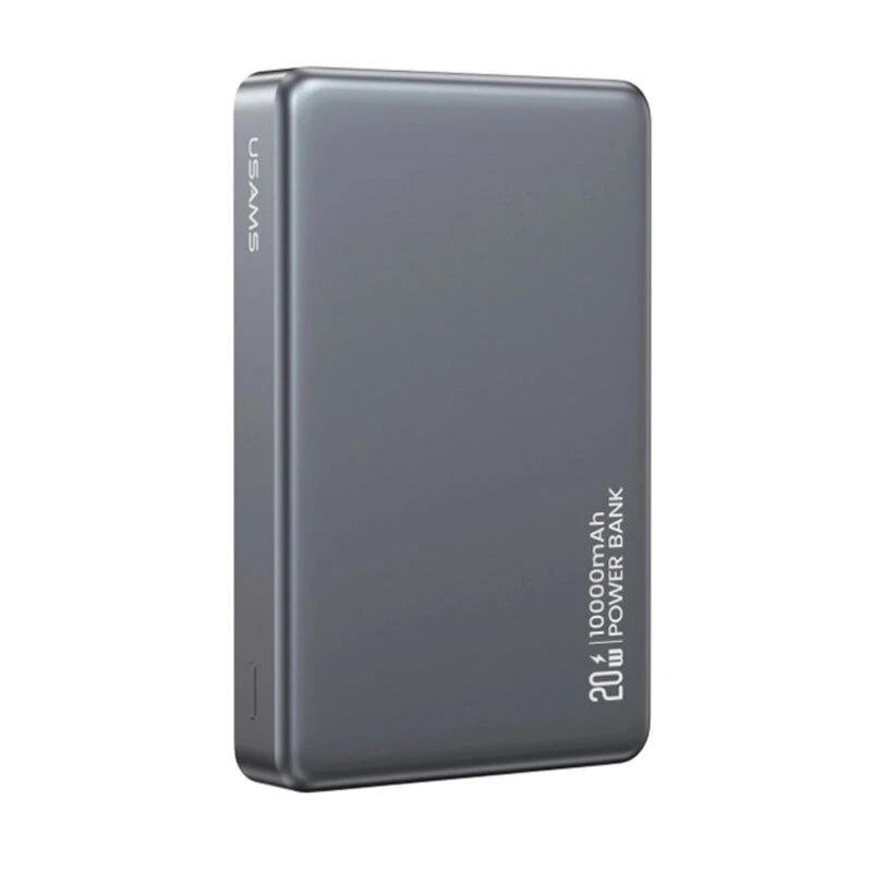 پاور بانک بی سیم فست شارژ یوسامز CD242 QC3.0 PD 20W ظرفیت 10000 میلی آمپر ساعت