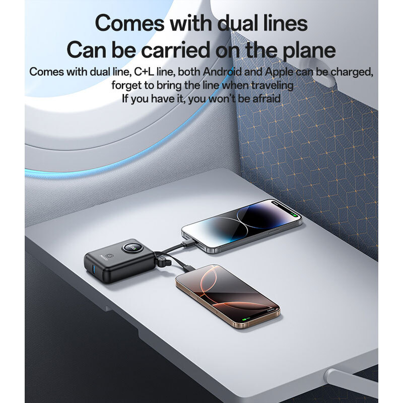 پاور بانک فست شارژ یسیدو YP64 PD QC 22.5W ظرفیت 10000 میلی آمپر ساعت