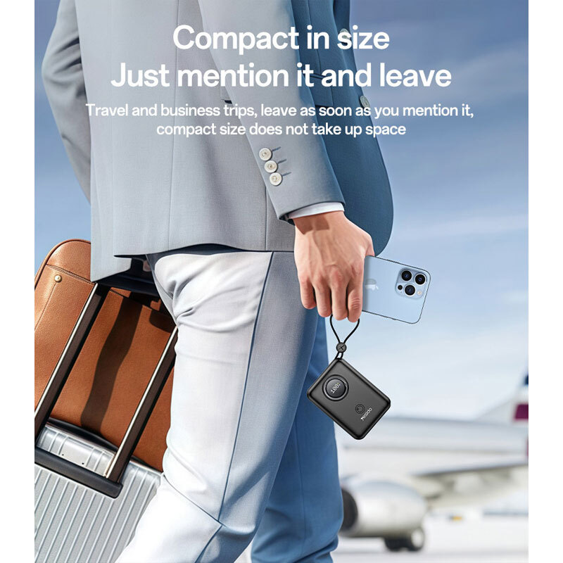 پاور بانک فست شارژ یسیدو YP64 PD QC 22.5W ظرفیت 10000 میلی آمپر ساعت