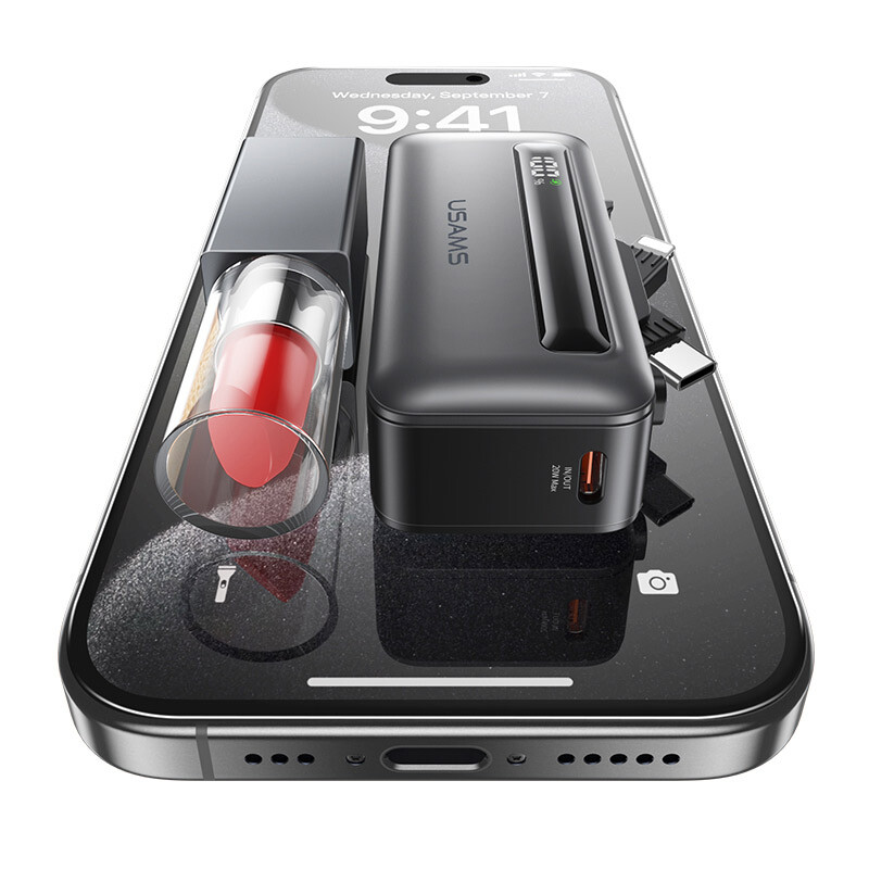 پاور بانک فست شارژ یوسامز CD233 PD 20W ظرفیت 4500 میلی آمپر ساعت