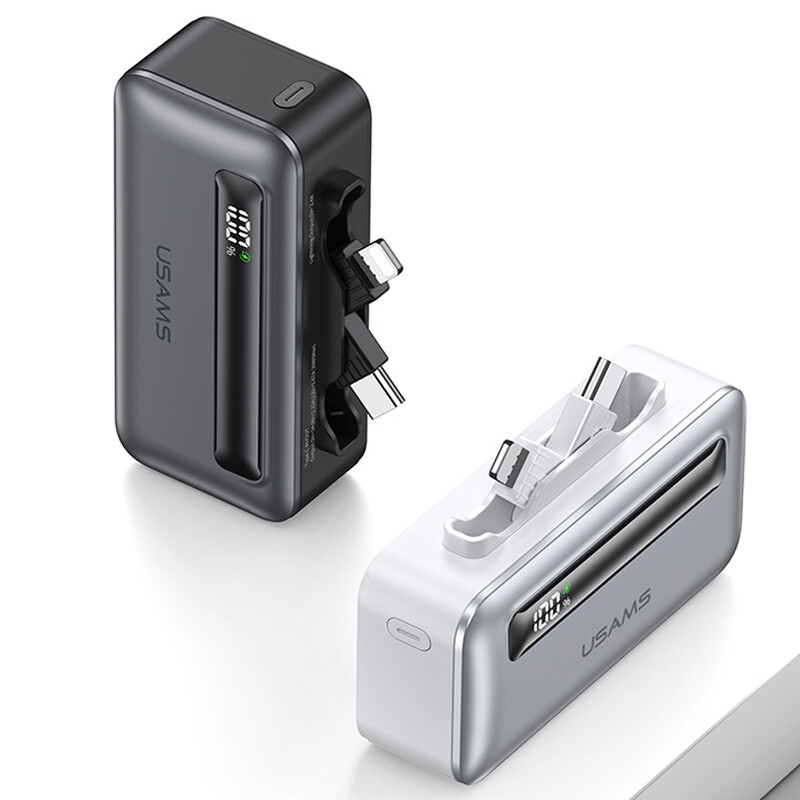 پاور بانک فست شارژ یوسامز CD233 PD 20W ظرفیت 4500 میلی آمپر ساعت