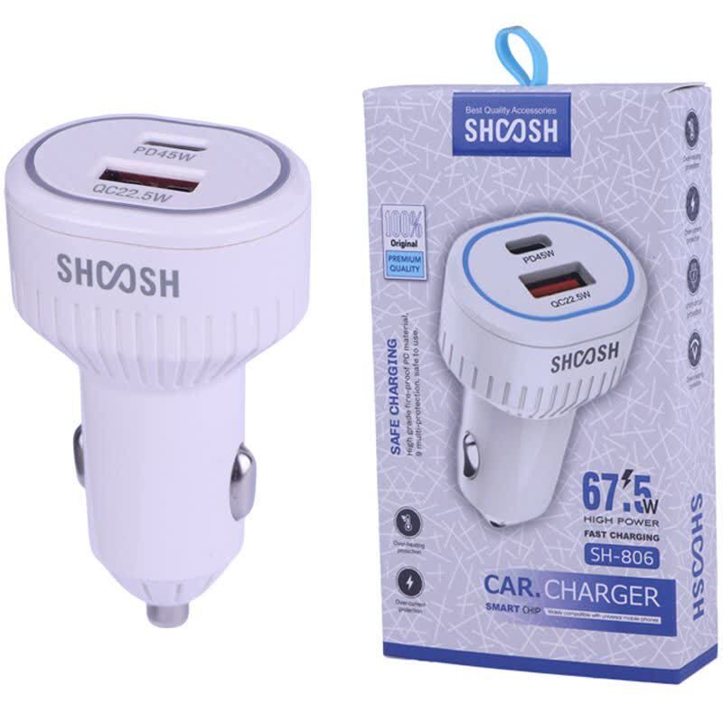 شارژر فندکی 30 وات شوش SH-806