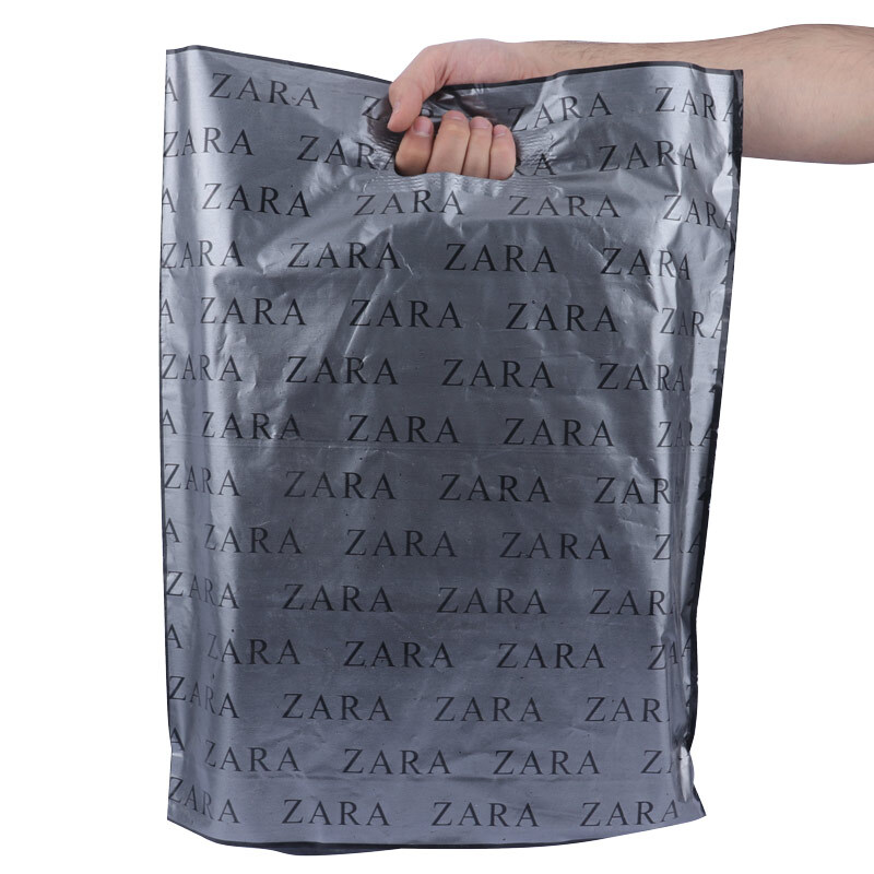 نایلون دسته دار طرح زارا سایز 50*40 سانتی متر بسته 1 کیلویی