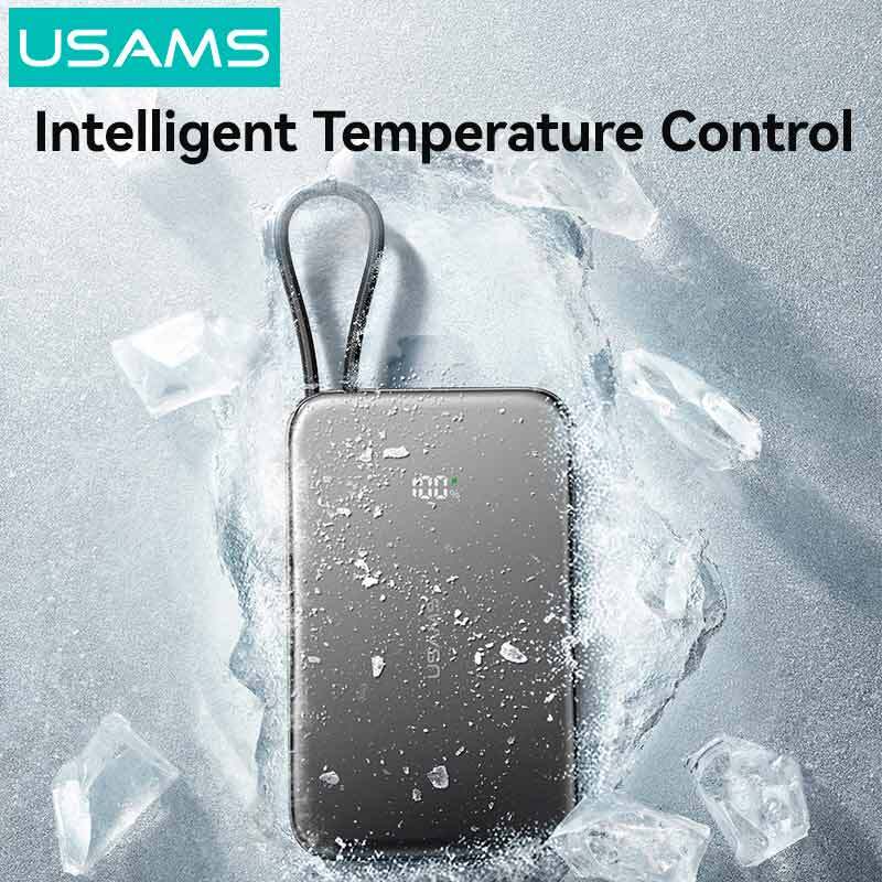 پاور بانک فست شارژ یوسامز CD227 PD 20W ظرفیت 5000 میلی آمپر ساعت