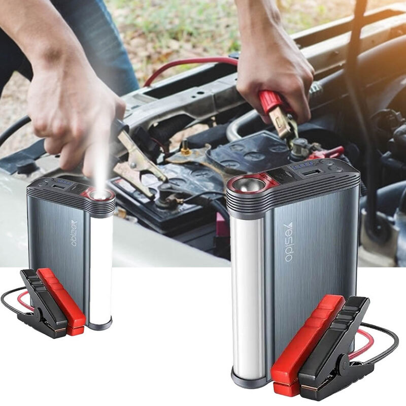 جامپ استارتر و پاور بانک یسیدو YP36 6W ظرفیت 10000 میلی آمپر ساعت