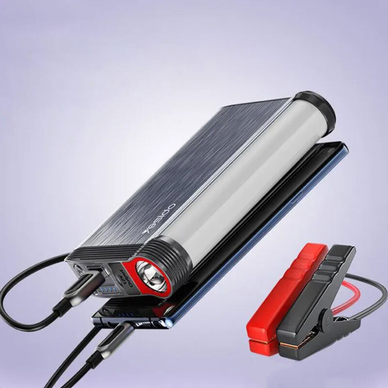 جامپ استارتر و پاور بانک یسیدو YP36 6W ظرفیت 10000 میلی آمپر ساعت