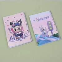 دفتر سیمی 100 برگ طرح لبوبو نهال آلما کد 7126