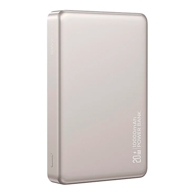 پاور بانک بی سیم فست شارژ یوسامز CD242 QC3.0 PD 20W ظرفیت 10000 میلی آمپر ساعت