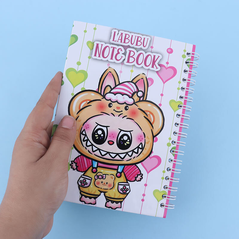 دفتر خاطرات سیمی 30 برگ طرح لبوبو