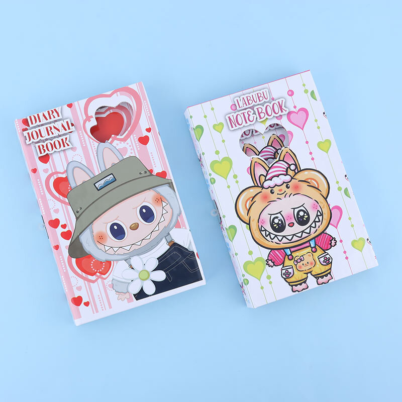 دفتر خاطرات سیمی 30 برگ طرح لبوبو