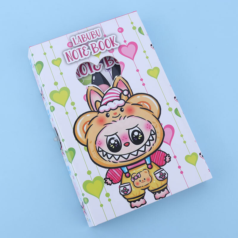 دفتر خاطرات سیمی 30 برگ طرح لبوبو