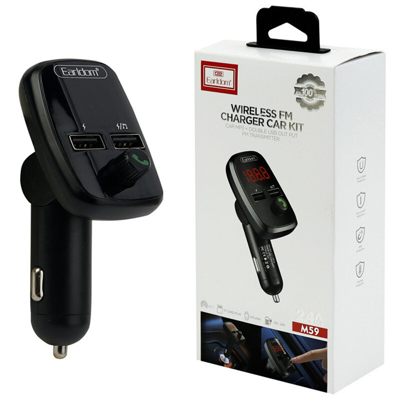 FM Player بلوتوثی + شارژر فندکی Earldom ET-M59