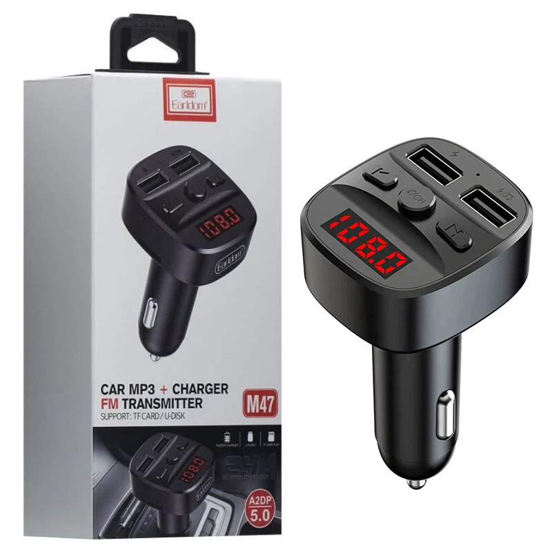 FM Player بلوتوثی + شارژر فندکی Earldom ET-M47