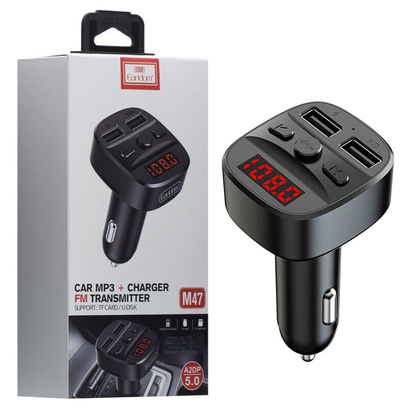 FM Player بلوتوثی + شارژر فندکی Earldom ET-M47