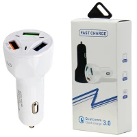 شارژر فندکی فست شارژ APD-369 2.4A QC3