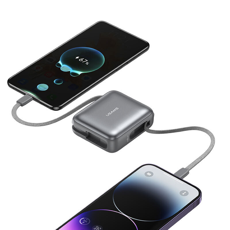 پاور بانک فست شارژ یوسامز CD240 QC3.0 PD 20W ظرفیت 10000 میلی آمپر ساعت