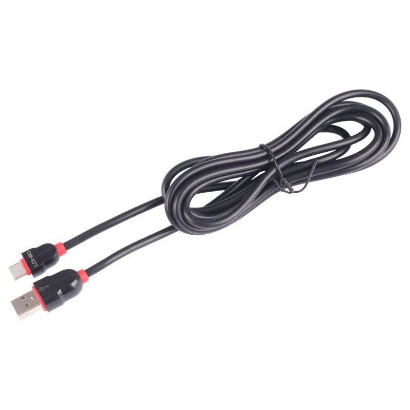 کابل تایپ سی فست شارژ 2.1 آمپر الدینیو LS02 طول 2 متر