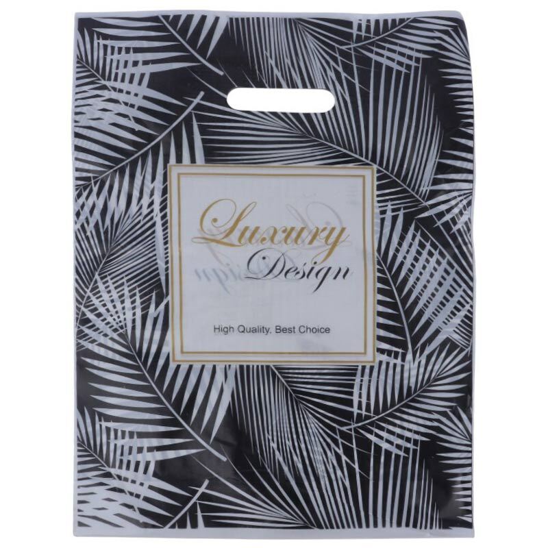 نایلون دسته دار دسته تقویتی طرح Luxury Design سایز 30*40 سانتی متر بسته 1 کیلویی