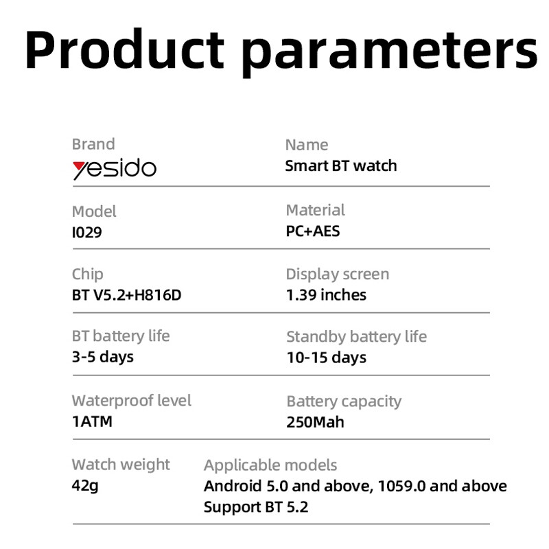ساعت هوشمند یسیدو IO29