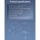 چند راهی 3 خانه ارت دار الدینیو SC6 با کابل 2 متری + شارژر USB و Type-C