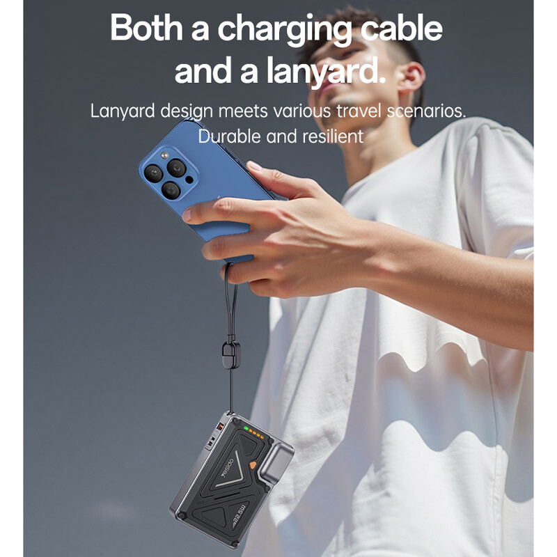 شارژر دیواری و پاور بانک بی سیم فست شارژ یسیدو YP89 PD 22.5W ظرفیت 10000 میلی آمپر ساعت