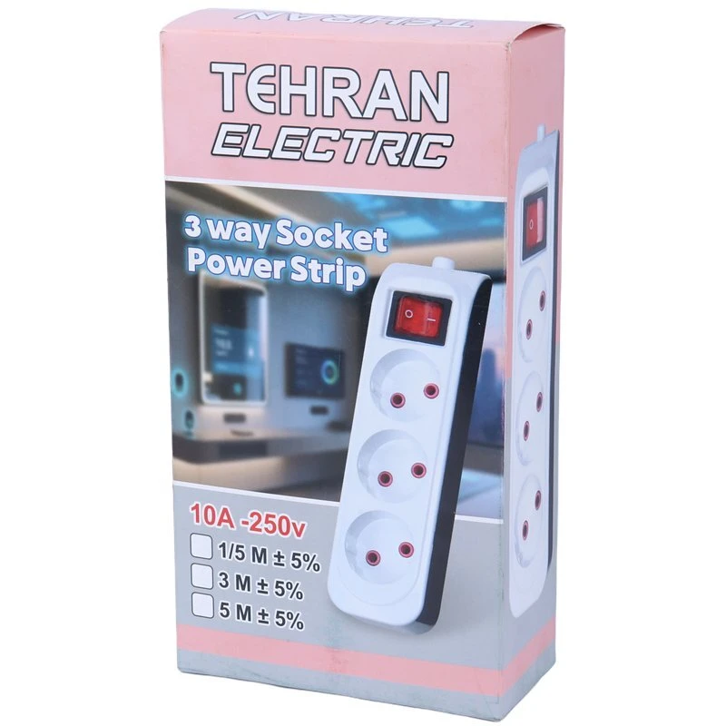 چند راهی 3 خانه تهران الکتریک با کابل 3 متری
