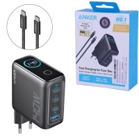 شارژر دیواری 140 وات انکر B2697 GaN PD3.1 5A + کابل تایپ سی