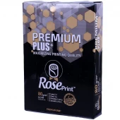 کاغذ A4 رز پرینت پریمیوم پلاس 80 گرم بسته 500 عددی