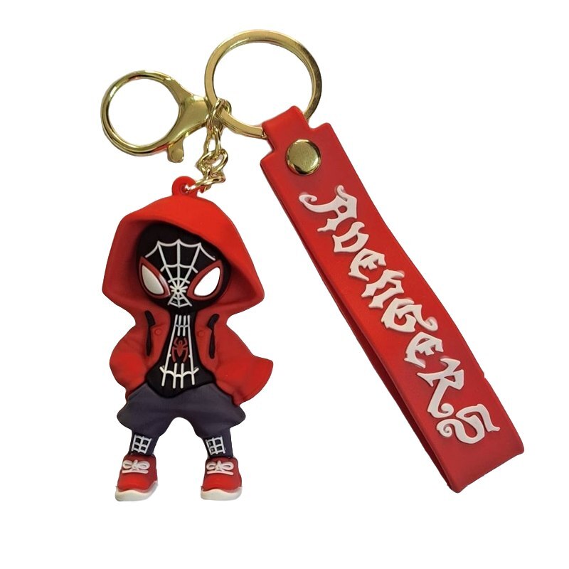 جاکلیدی سیلیکونی طرح Hero Avengers بسته 4 عددی