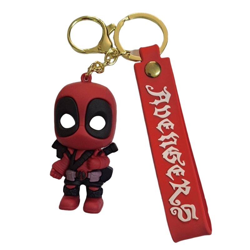 جاکلیدی سیلیکونی طرح Hero Avengers بسته 4 عددی