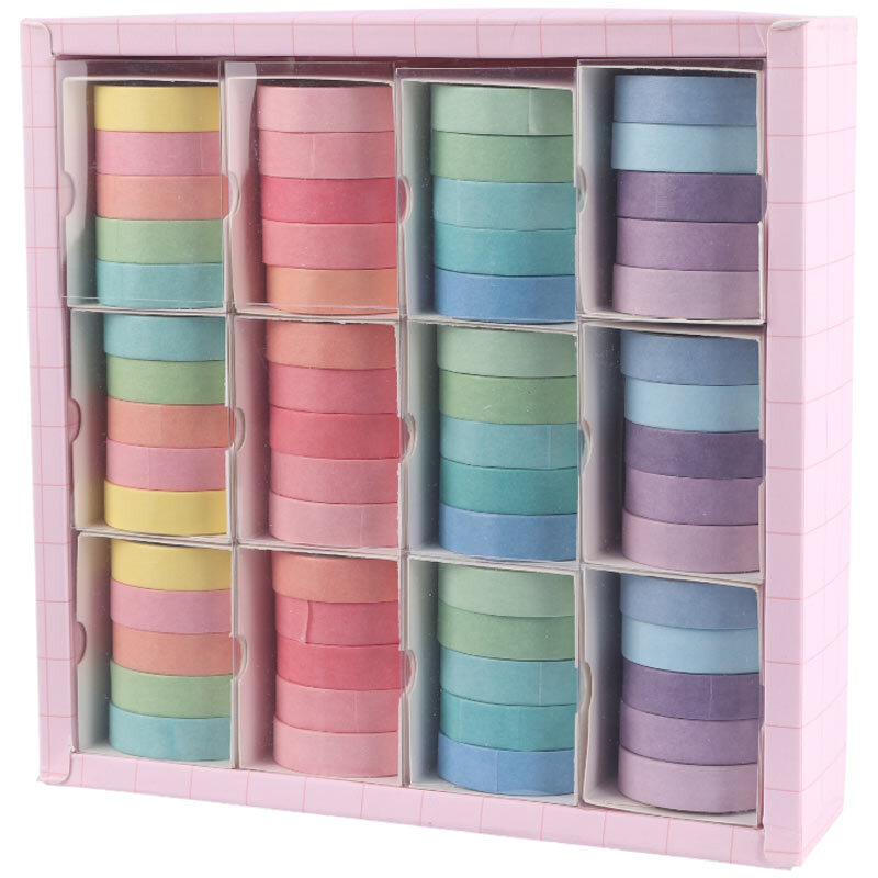 چسب واشی 1 سانتی متر رنگی XM-HZ01 بسته 5 عددی