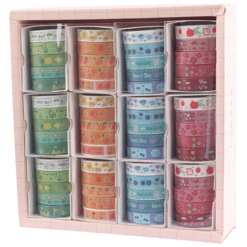 چسب واشی 1 سانتی متر طرح فانتزی XM-HZ01 بسته 5 عددی