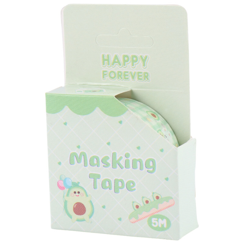 چسب واشی 1.5 سانتی متر طرح آووکادو WJWB-21