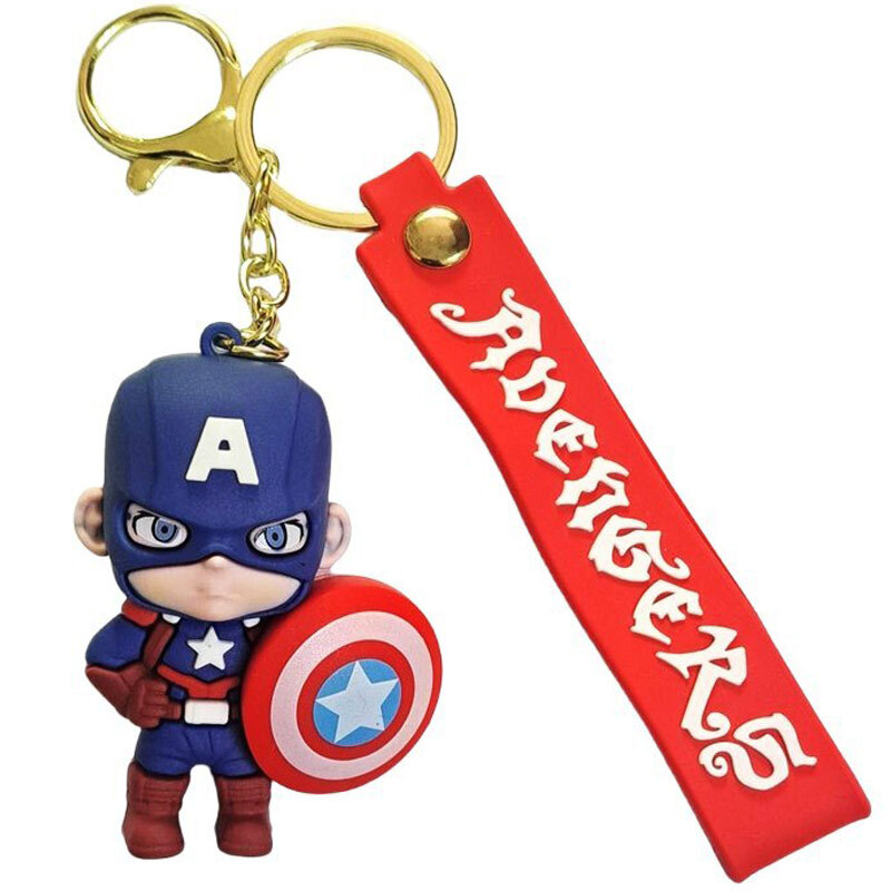 جاکلیدی سیلیکونی طرح Hero Avengers بسته 4 عددی