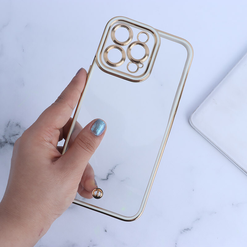 قاب Space آیفون iPhone 14 Pro Max دور رنگی محافظ لنزدار