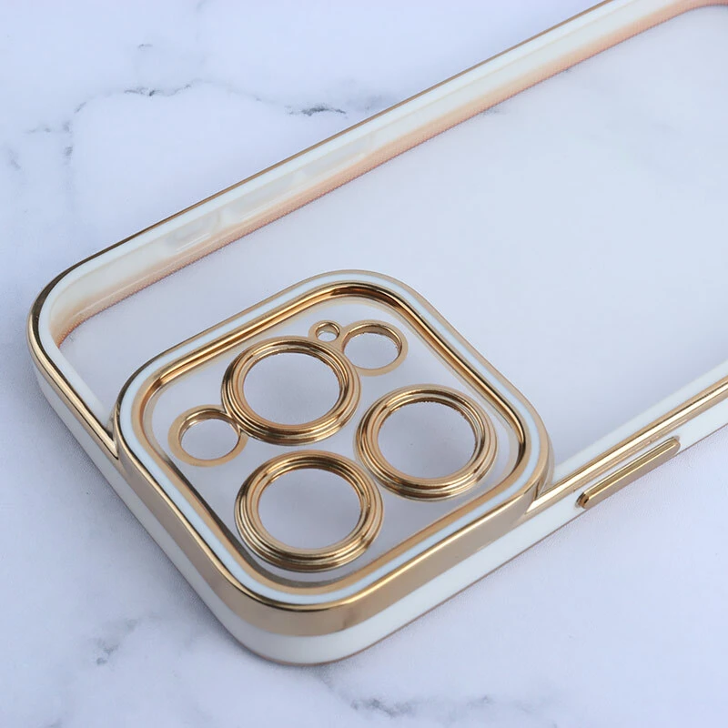 قاب Space آیفون iPhone 15 Pro دور رنگی محافظ لنزدار