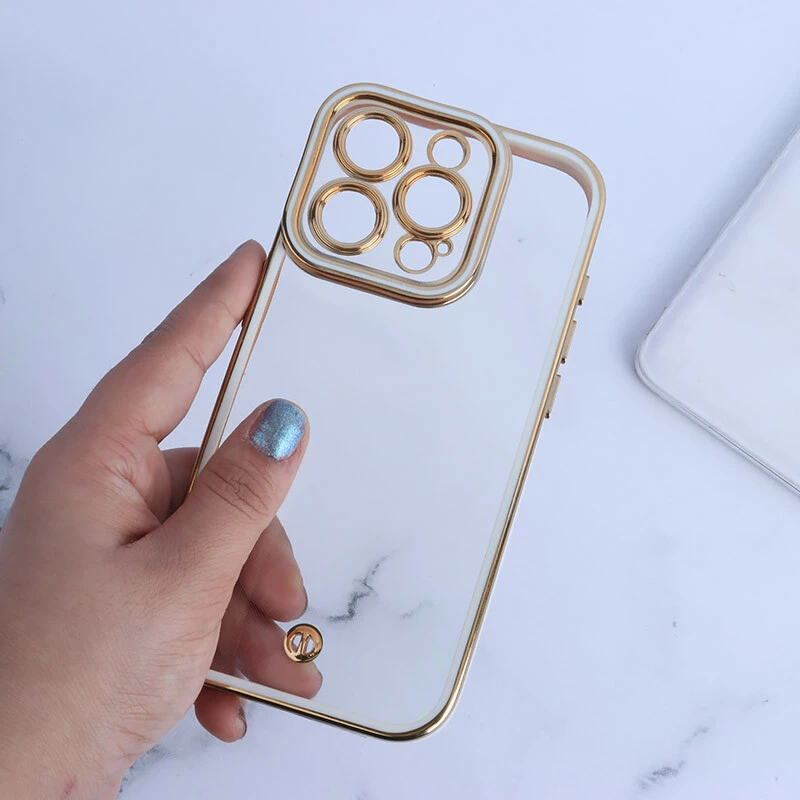 قاب Space آیفون iPhone 15 Pro دور رنگی محافظ لنزدار