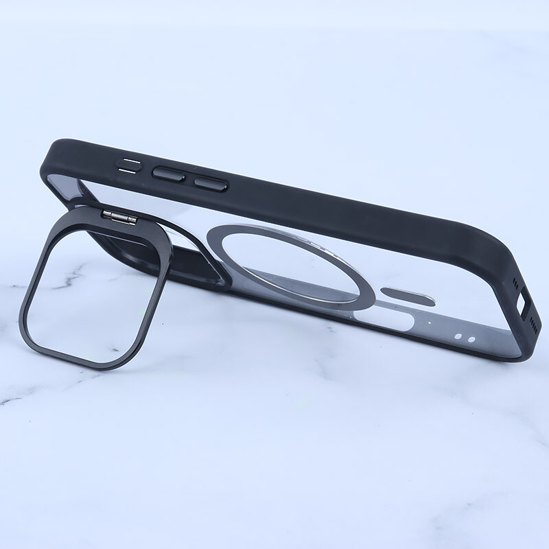 قاب PC مگ سیف آیفون iPhone 16 Pro استندشو با محافظ لنز رینگی